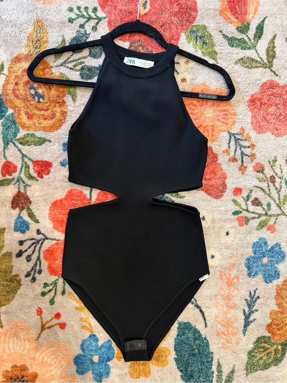 Zara Cutout Knit Bodysuit